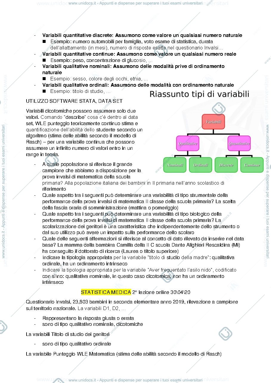Anteprima pagina 2 — Statistica medica 