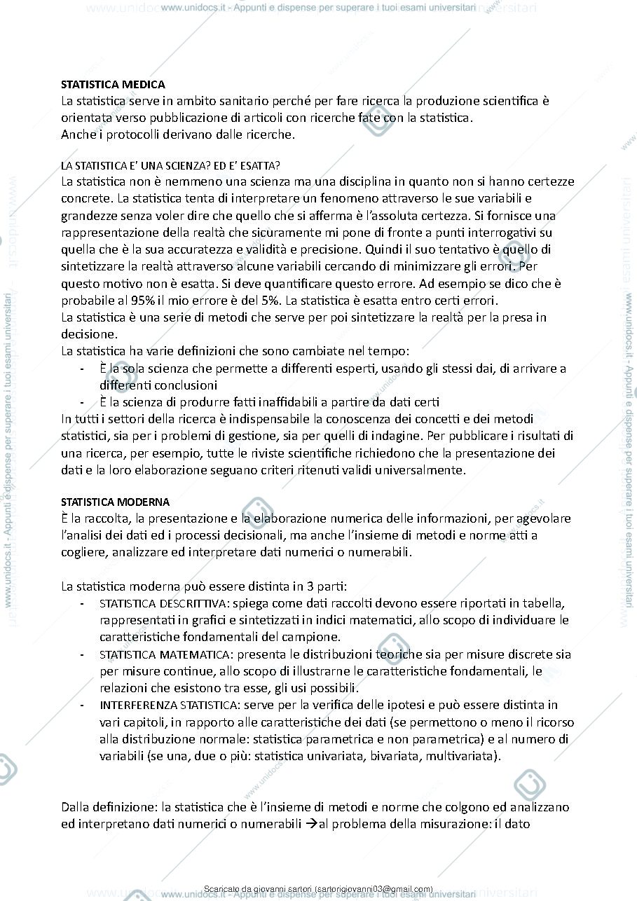 Anteprima pagina 3 — statistica medica