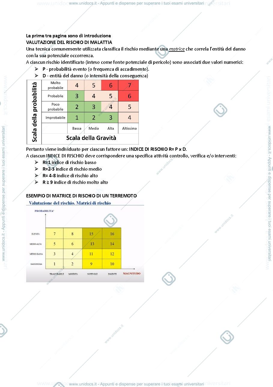 Anteprima pagina 1 — Appunti di Statistica Medica