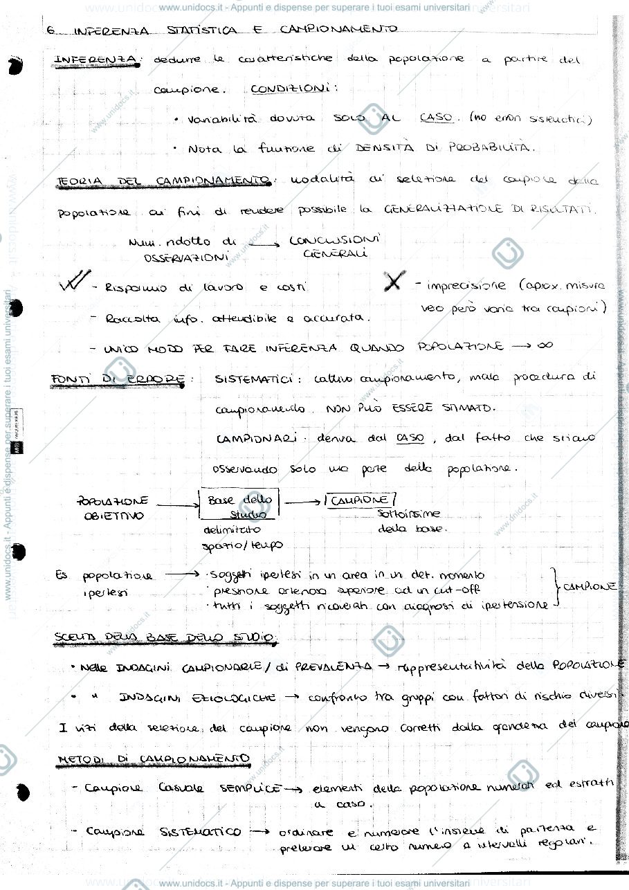 Anteprima pagina 3 — Esercizi e riassunti di STATISTICA
