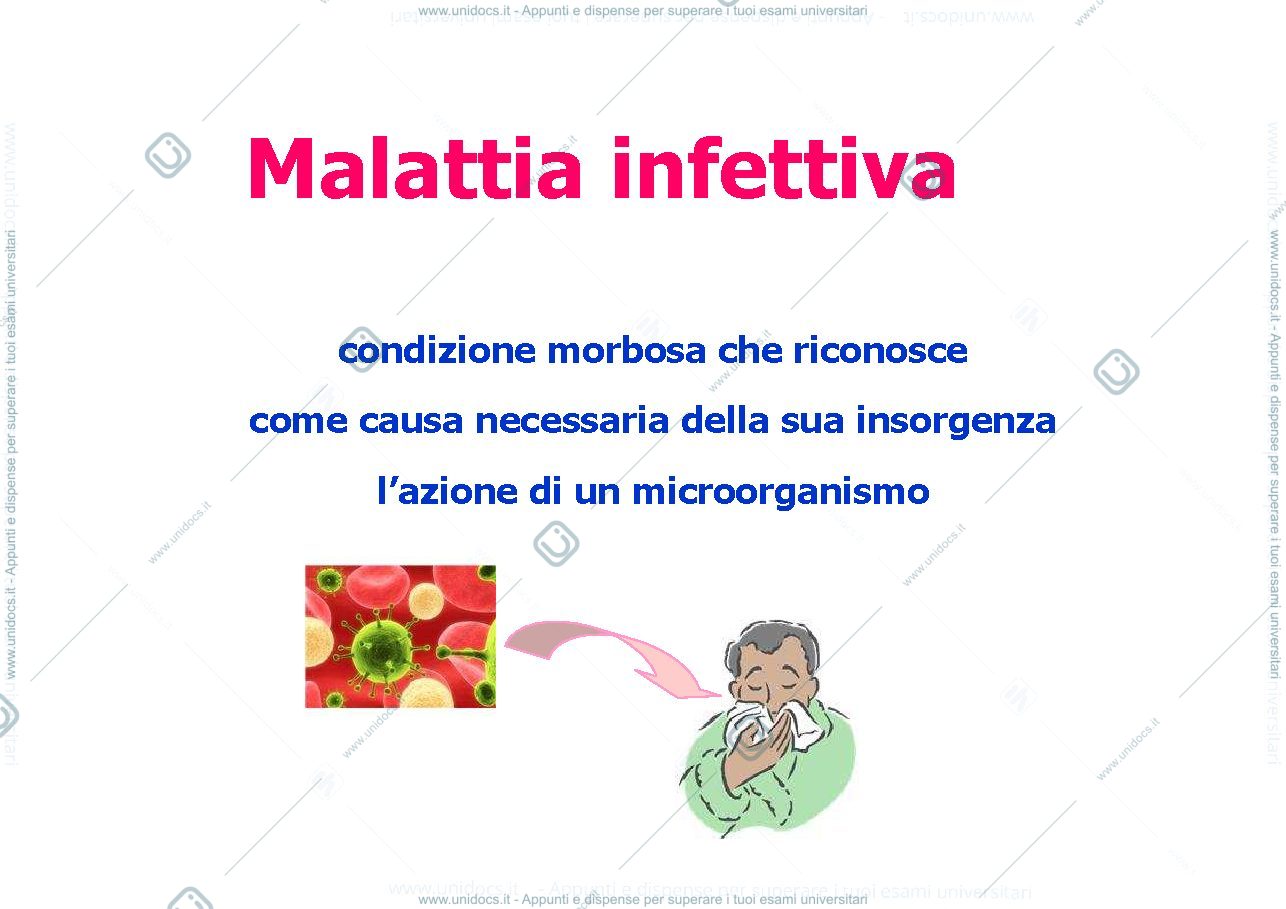 Anteprima pagina 2 — trasmissione e profilassi delle malattia infettive