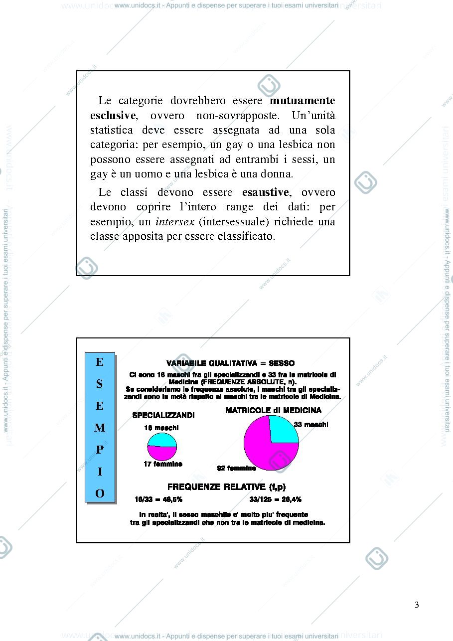 Anteprima pagina 3 — distribuzione di frequenza