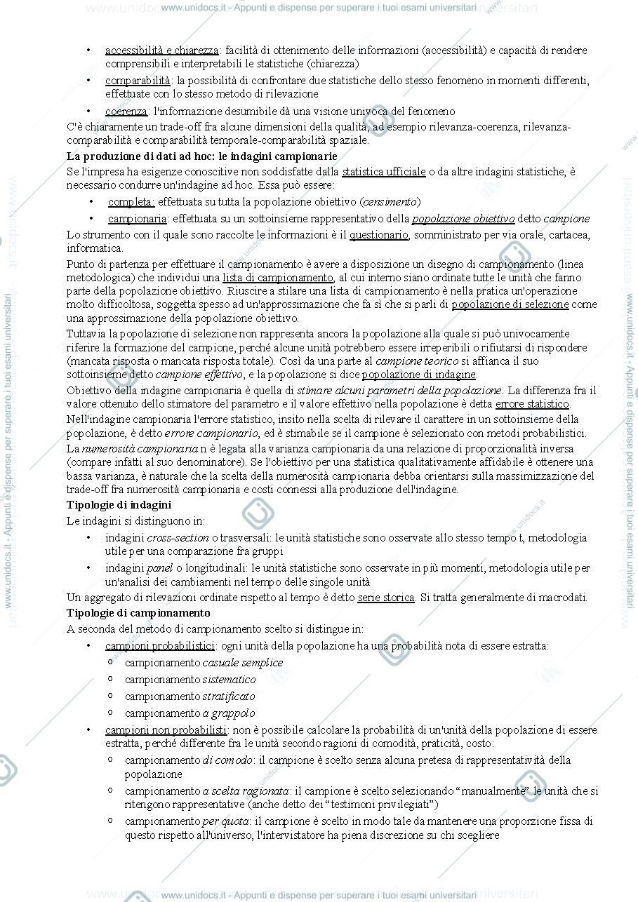 Anteprima pagina 2 — Statistica per le applicazioni economiche 
