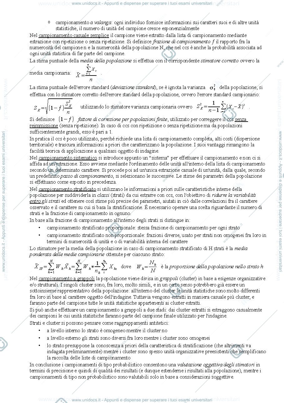Anteprima pagina 3 — Statistica per le applicazioni economiche 