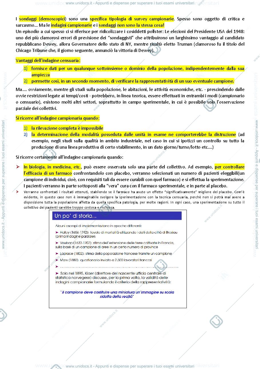 Anteprima pagina 2 — Statistica sociale e Indagini campionarie
