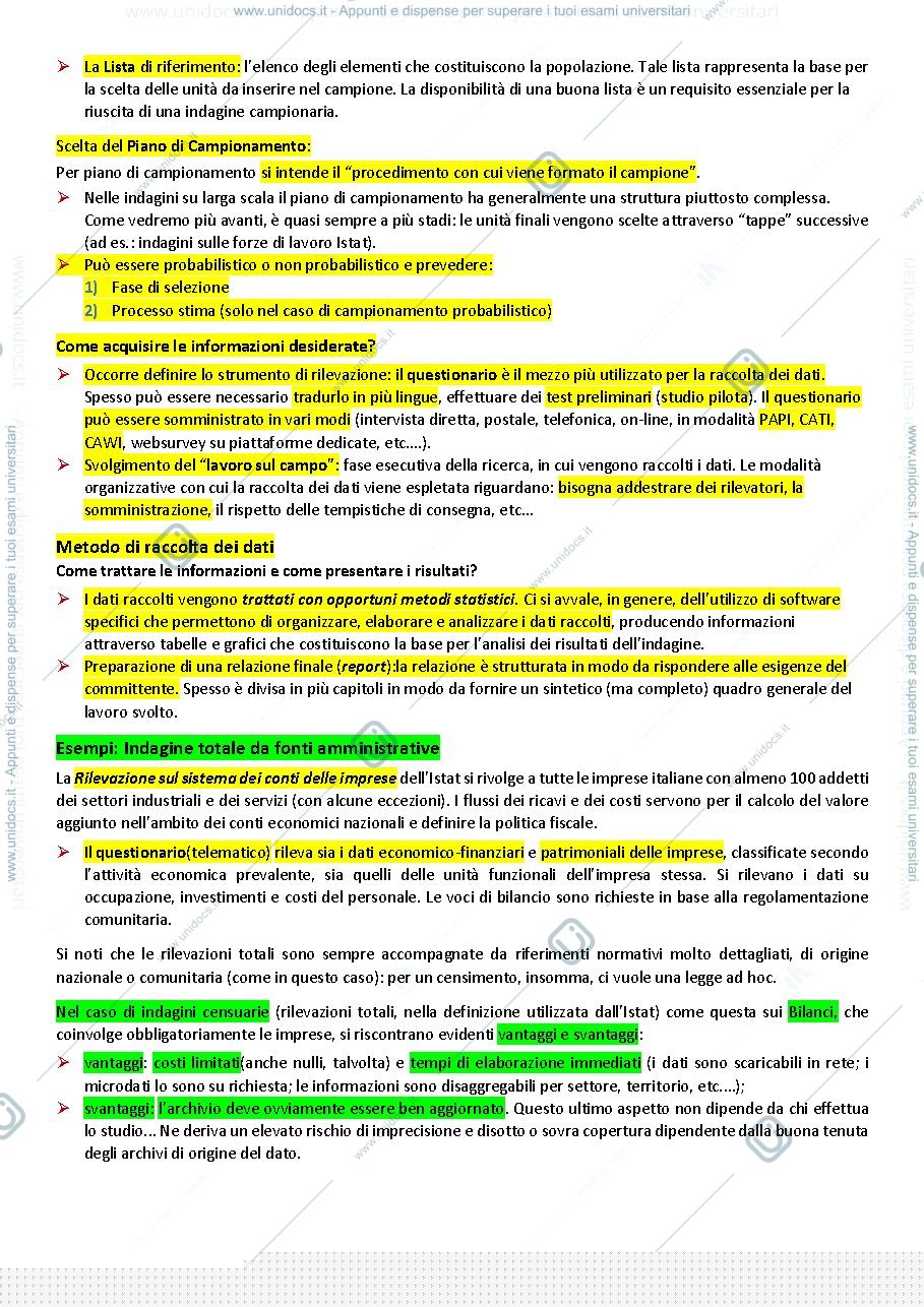 Anteprima pagina 4 — Statistica sociale e Indagini campionarie