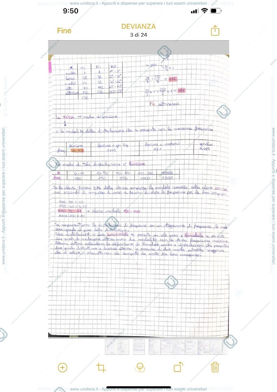Anteprima pagina 1 — Statistica