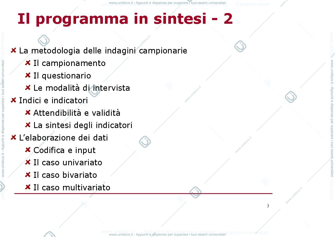 Anteprima pagina 3 — introduzione alla statistica sociale
