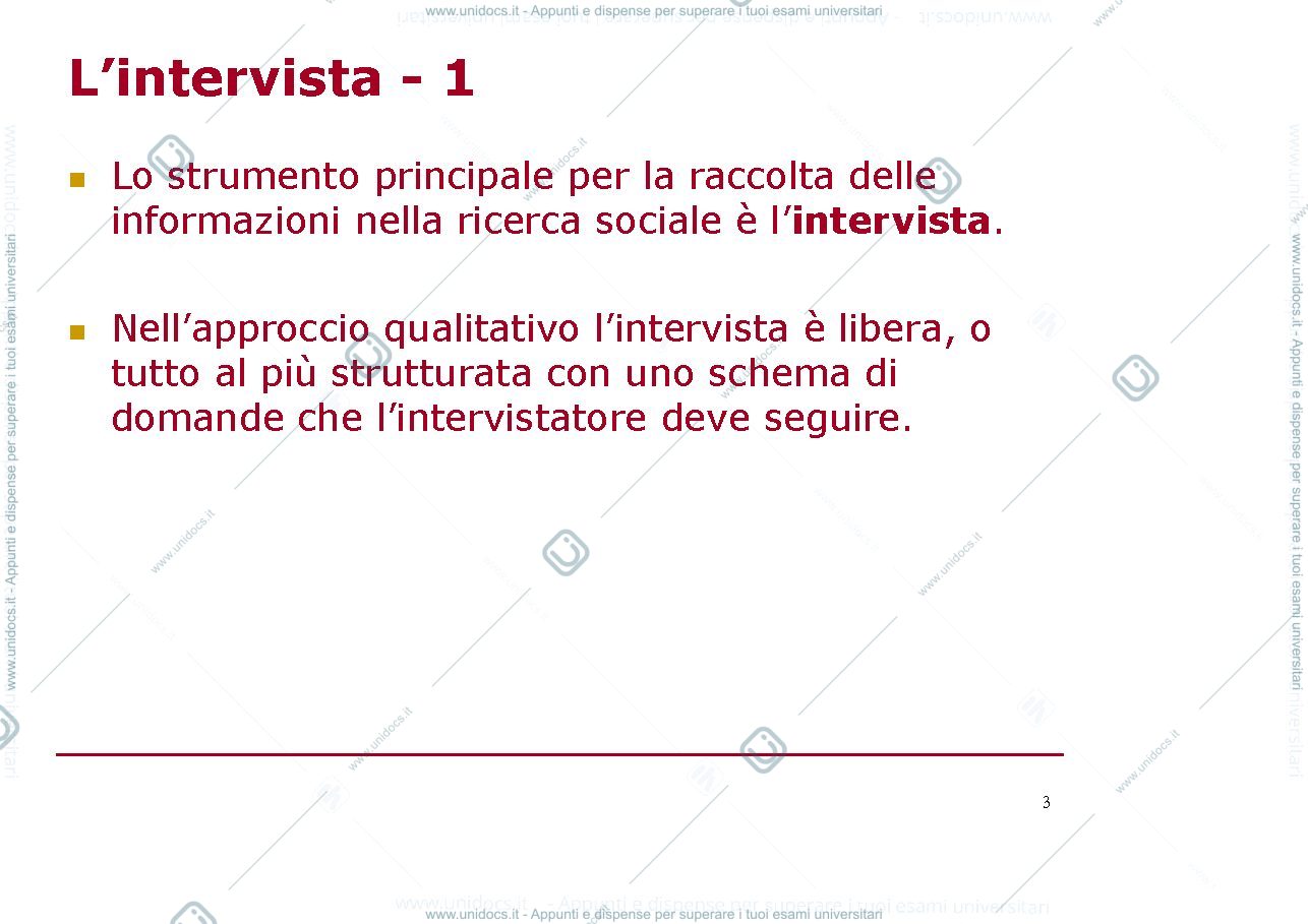 Anteprima pagina 3 — il questionario