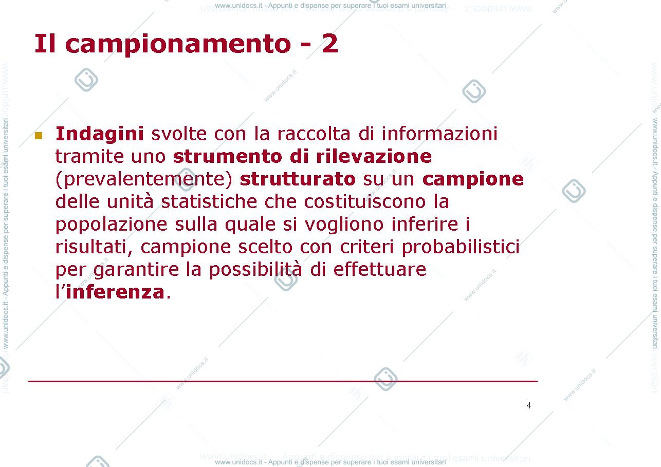 Anteprima pagina 4 — campionamento