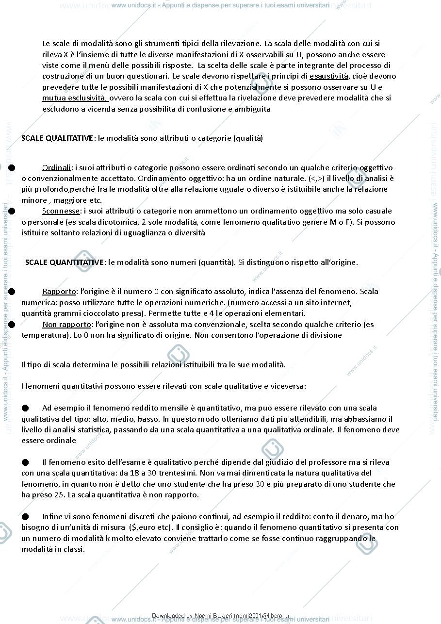 Anteprima pagina 3 — domande e risposte statistica