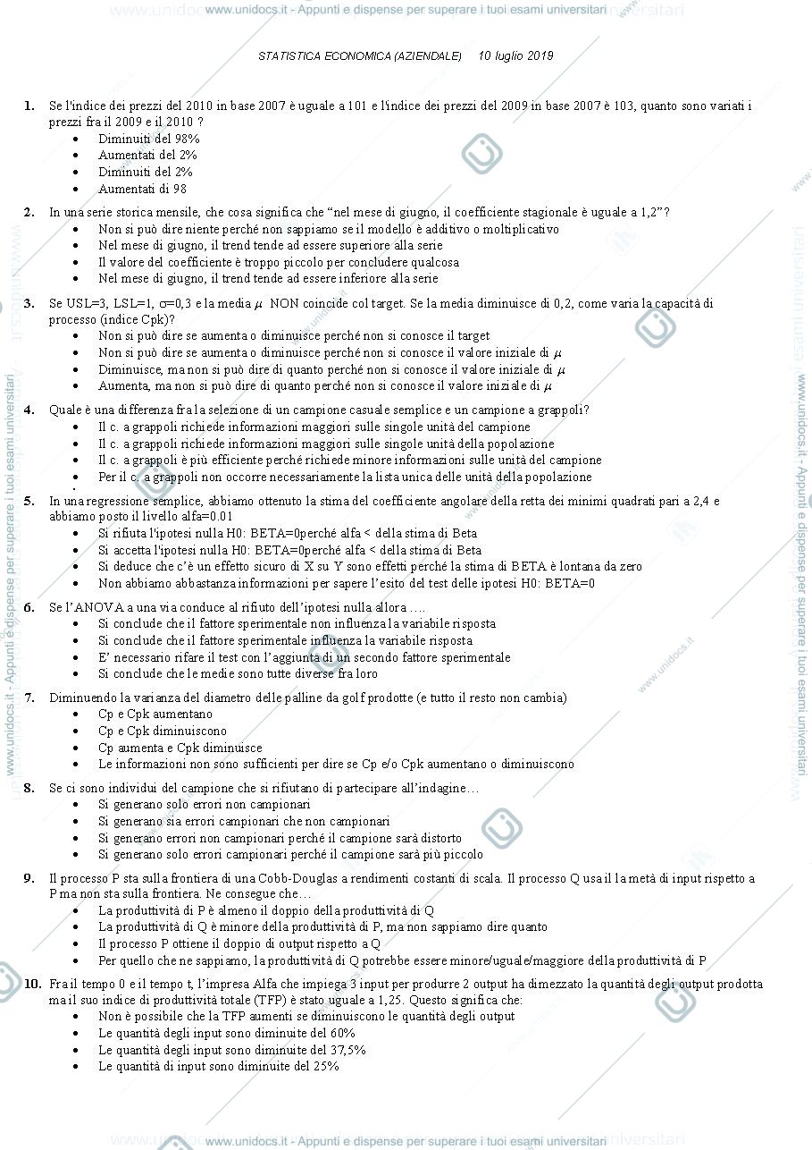 Anteprima pagina 1 — Compito