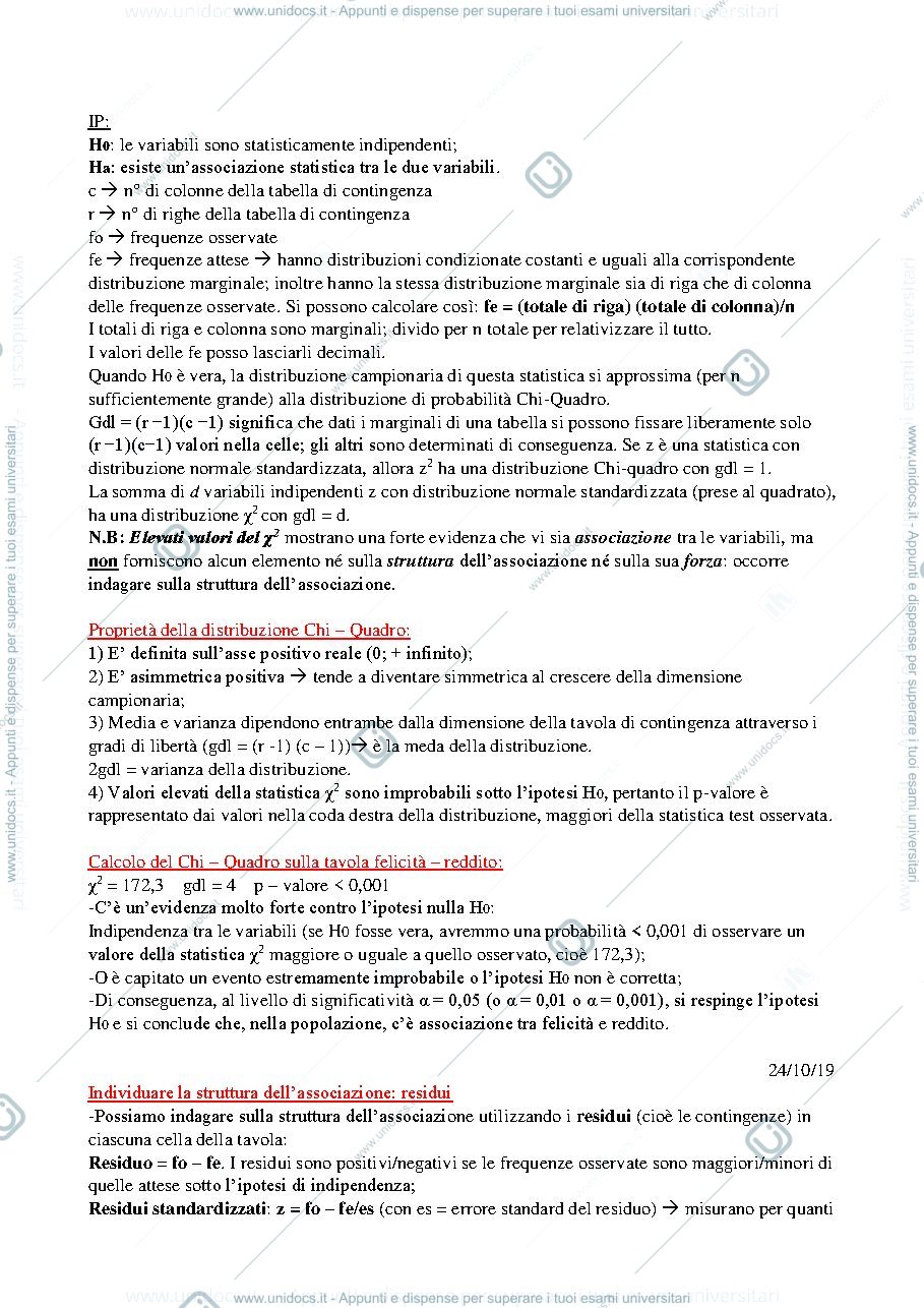 Anteprima pagina 2 — Appunti pt. 2 di statistica, prof. Giommi