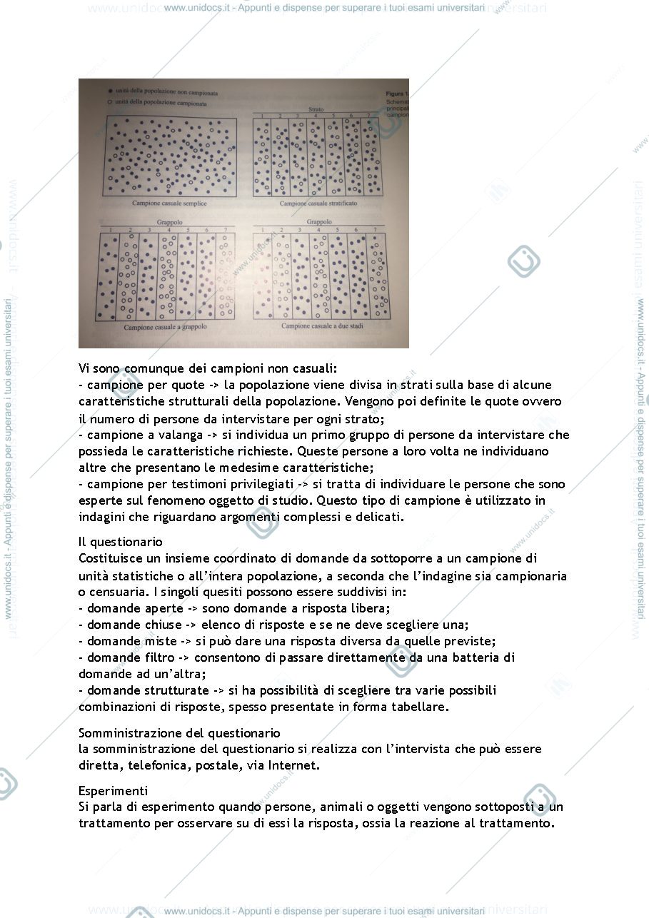 Anteprima pagina 2 — Riassunti Statistica, POLETTINI