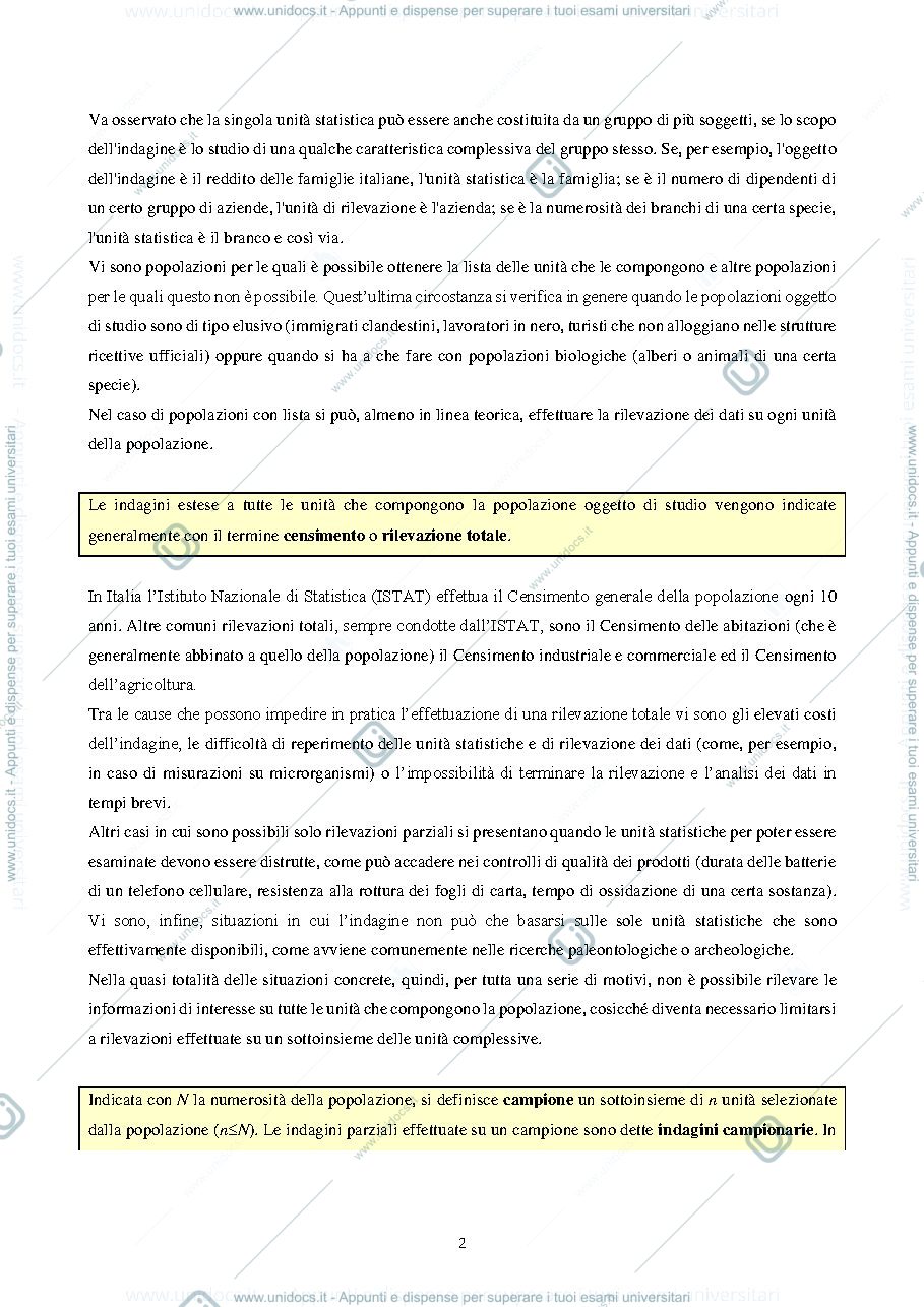 Anteprima pagina 2 — Statistica descrittiva