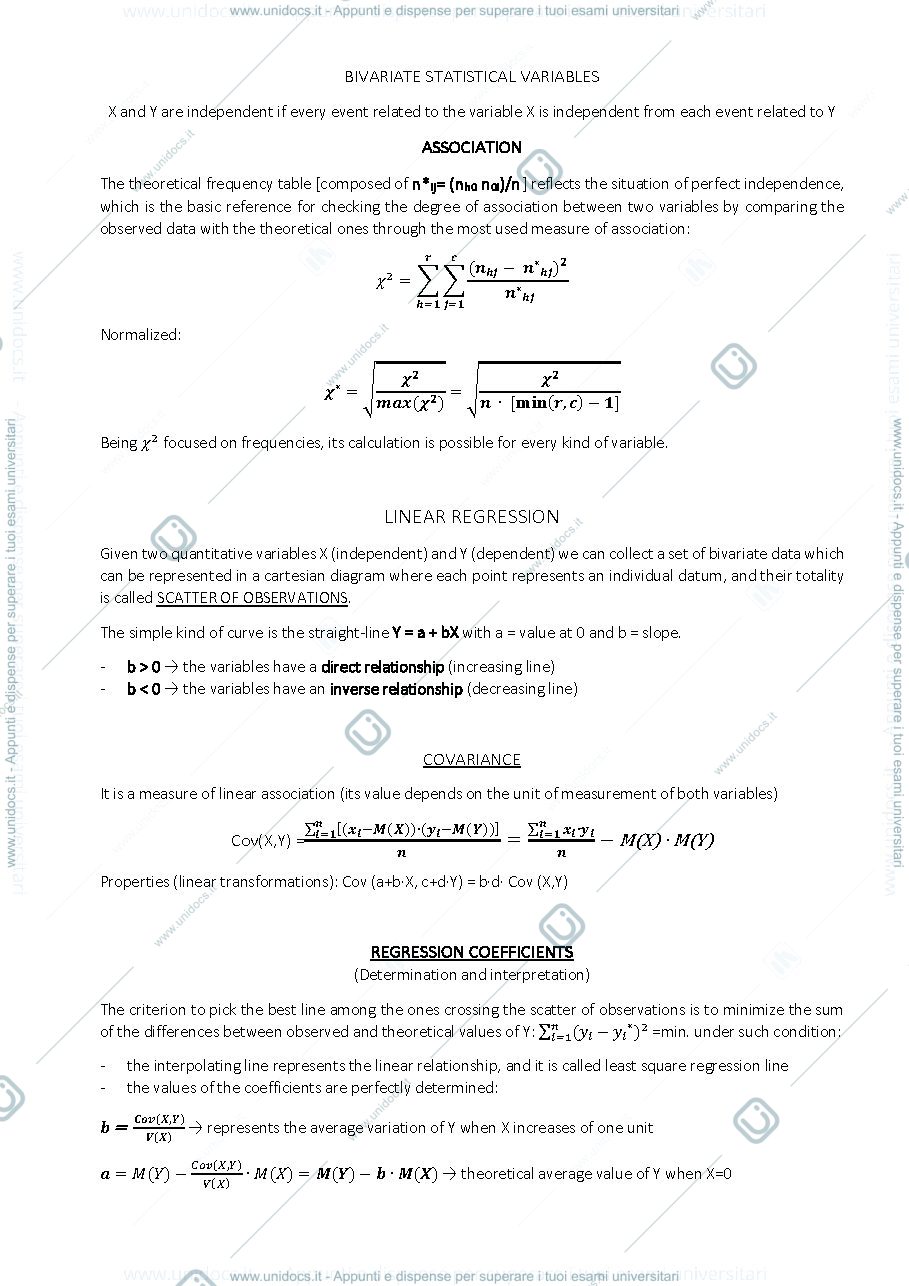 Anteprima pagina 3 — statistics summary 