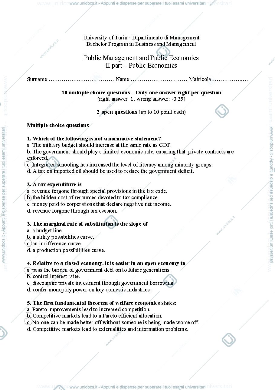 Anteprima pagina 1 — Statistics 