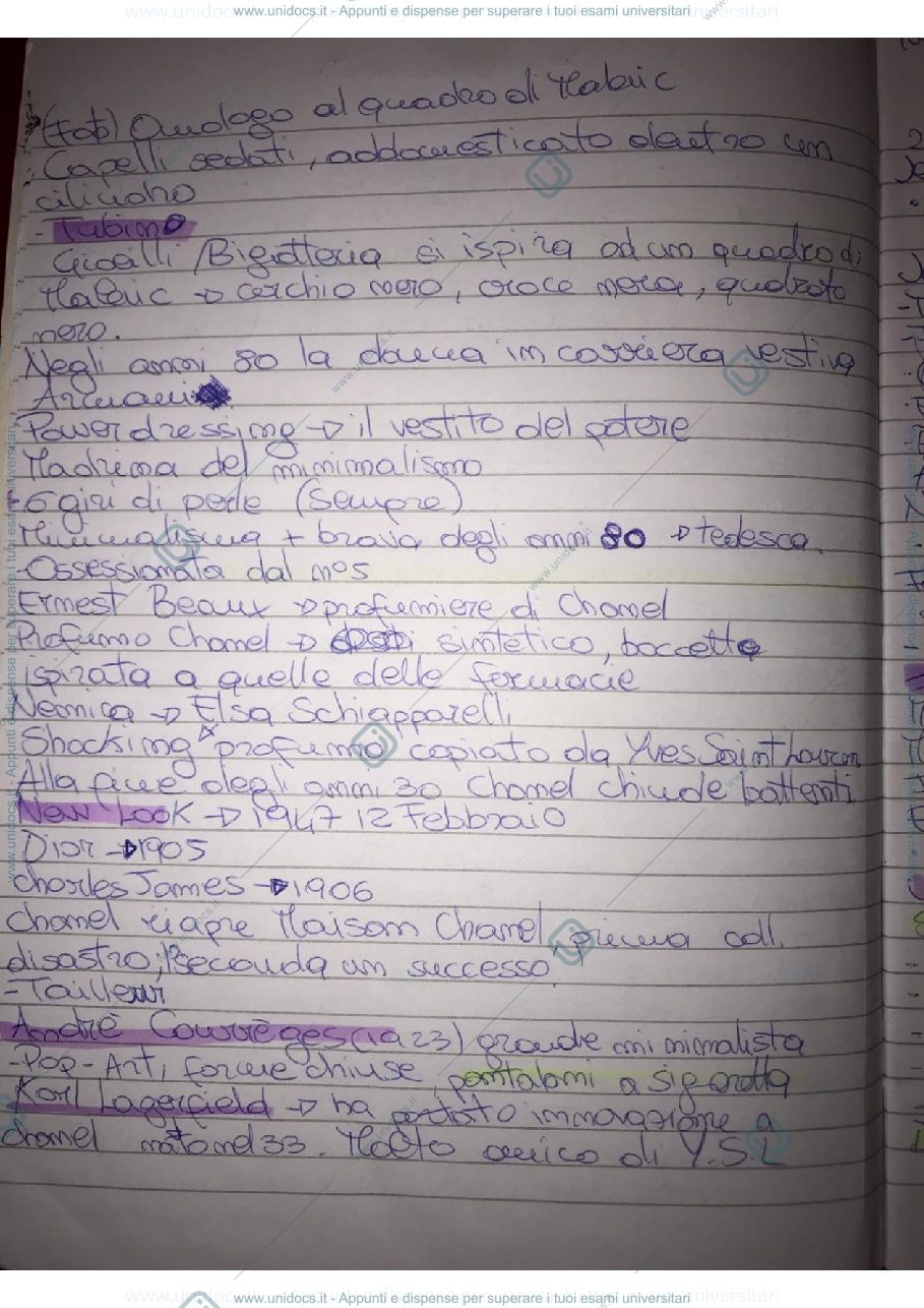 Anteprima pagina 2 — Appunti stili e arti del contemporaneo