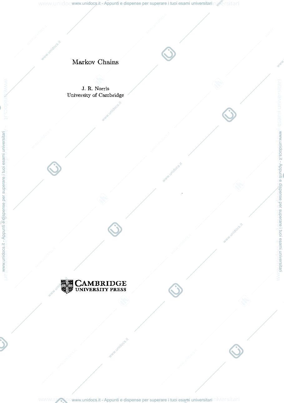 Anteprima pagina 2 — J.R. Norris - Markov Chains