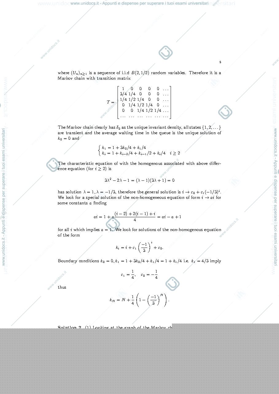 Anteprima pagina 5 — Past exams till 2020