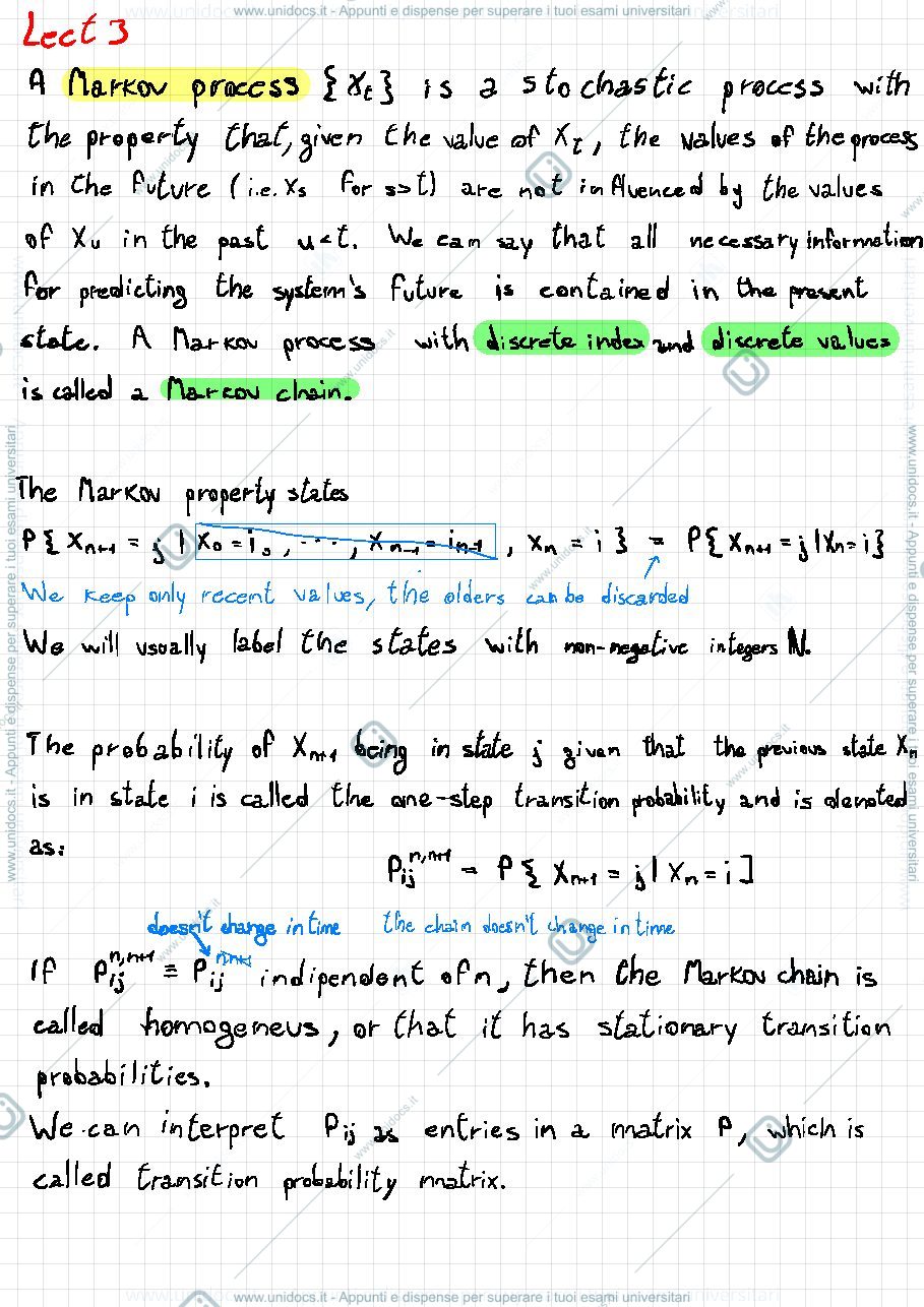 Anteprima pagina 2 — Some notes on Markov Chains
