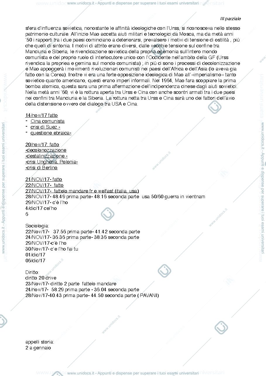 Anteprima pagina 3 — Appunti terzo parziale prof. Guazzaloca