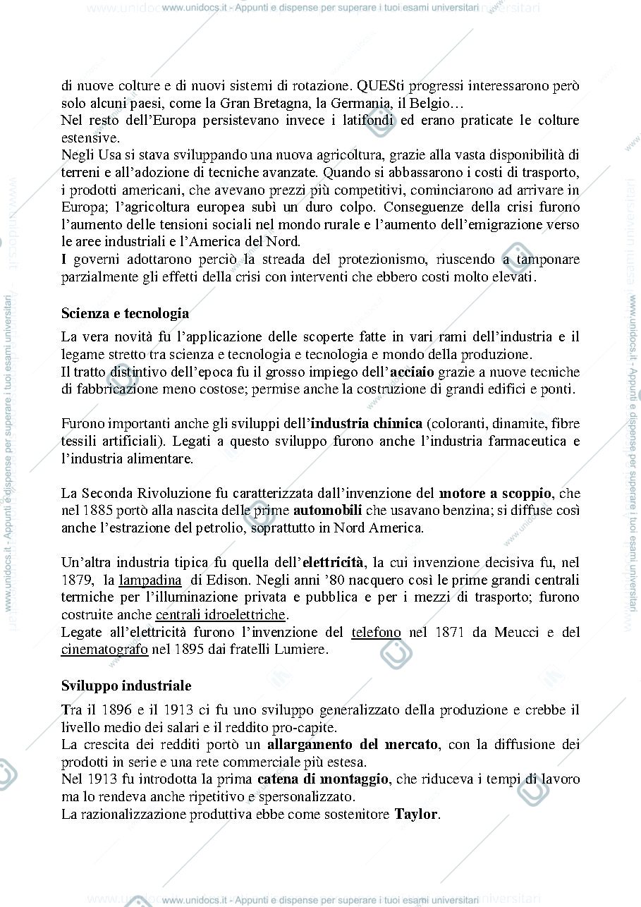 Anteprima pagina 3 — Storia contemponea- Fattorini 