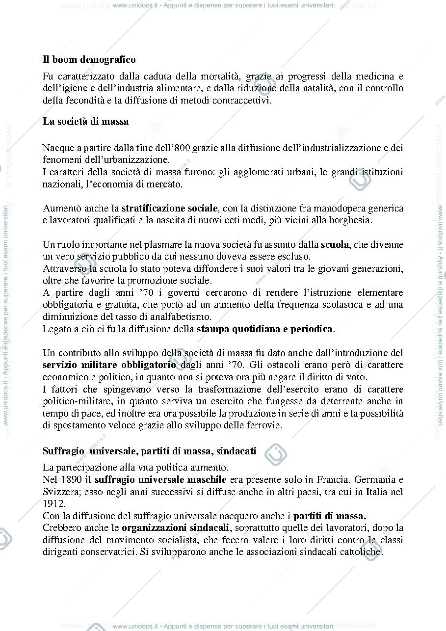 Anteprima pagina 4 — Storia contemponea- Fattorini 