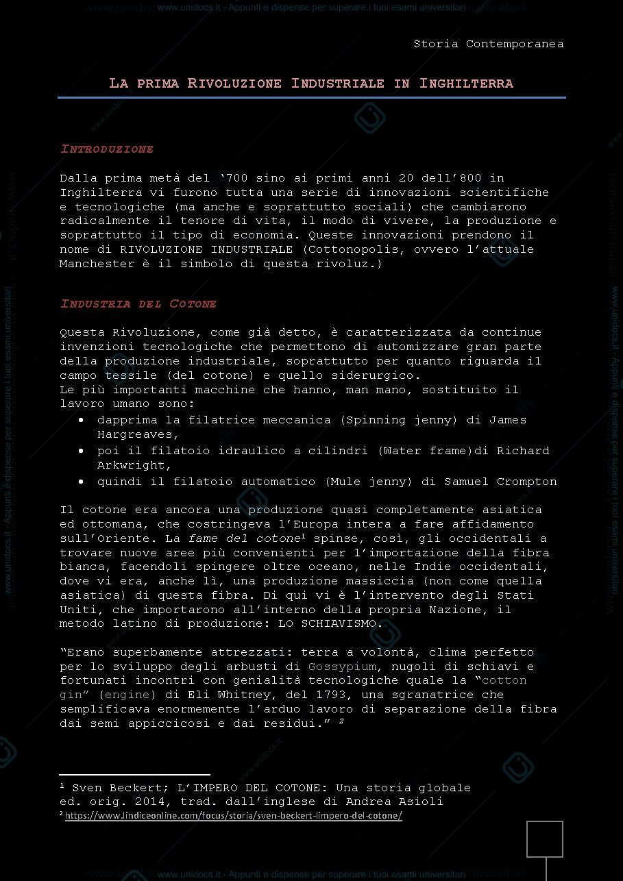 Anteprima pagina 2 — Le Rivoluzioni Industriali