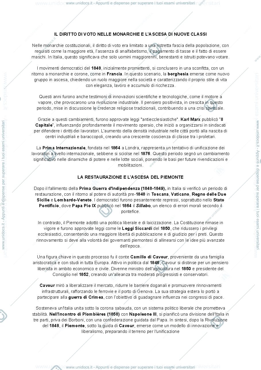 Anteprima pagina 2 — Riassunto prof. Forno storia contemporanea e del giornalismo 