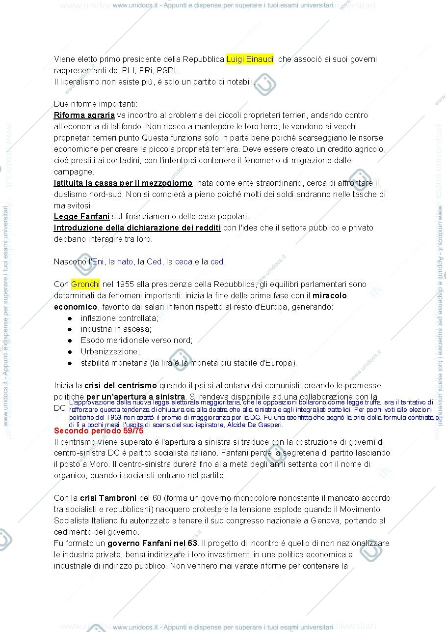 Anteprima pagina 2 — Italia repubblicana