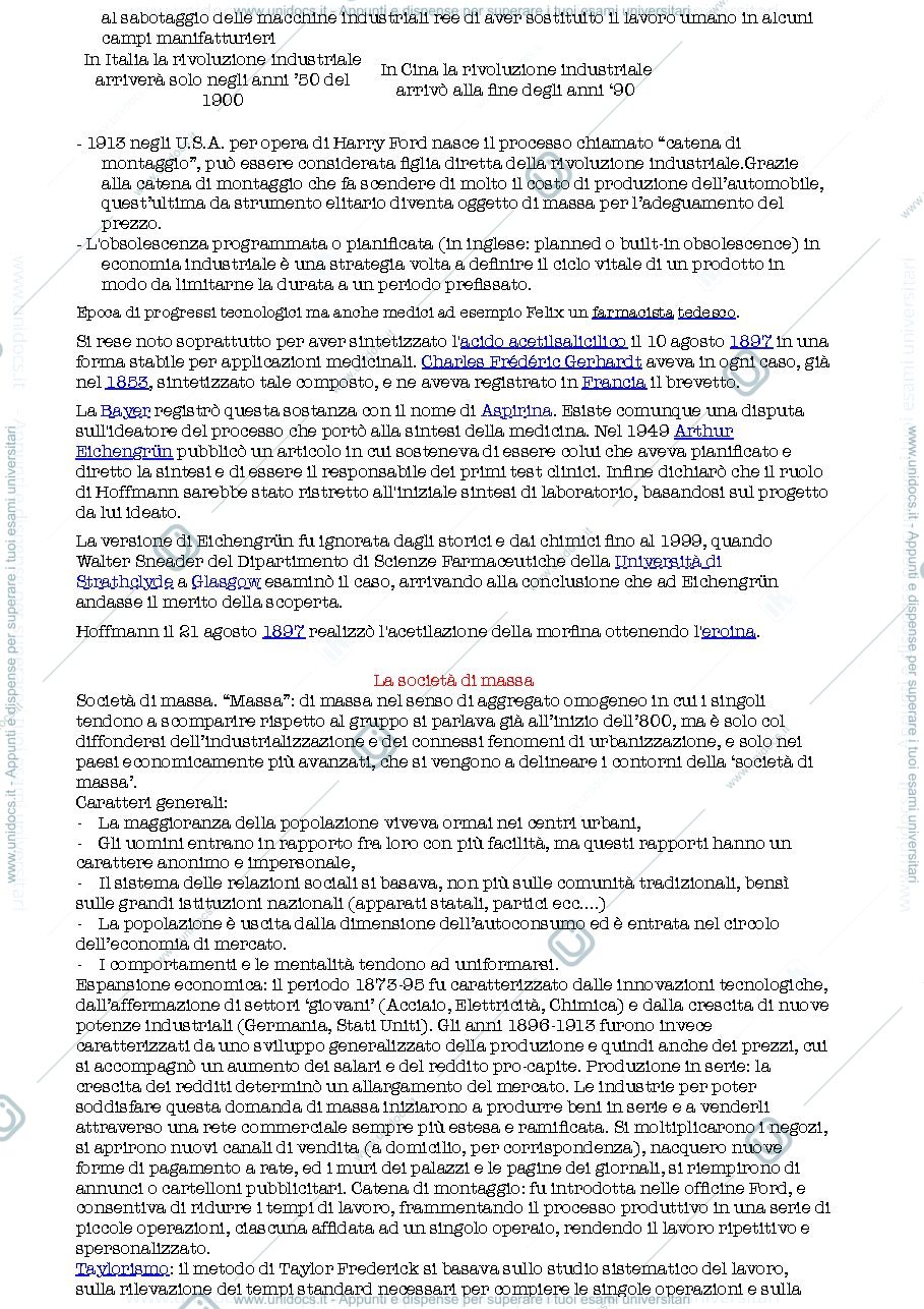 Anteprima pagina 3 — storia contemporanea