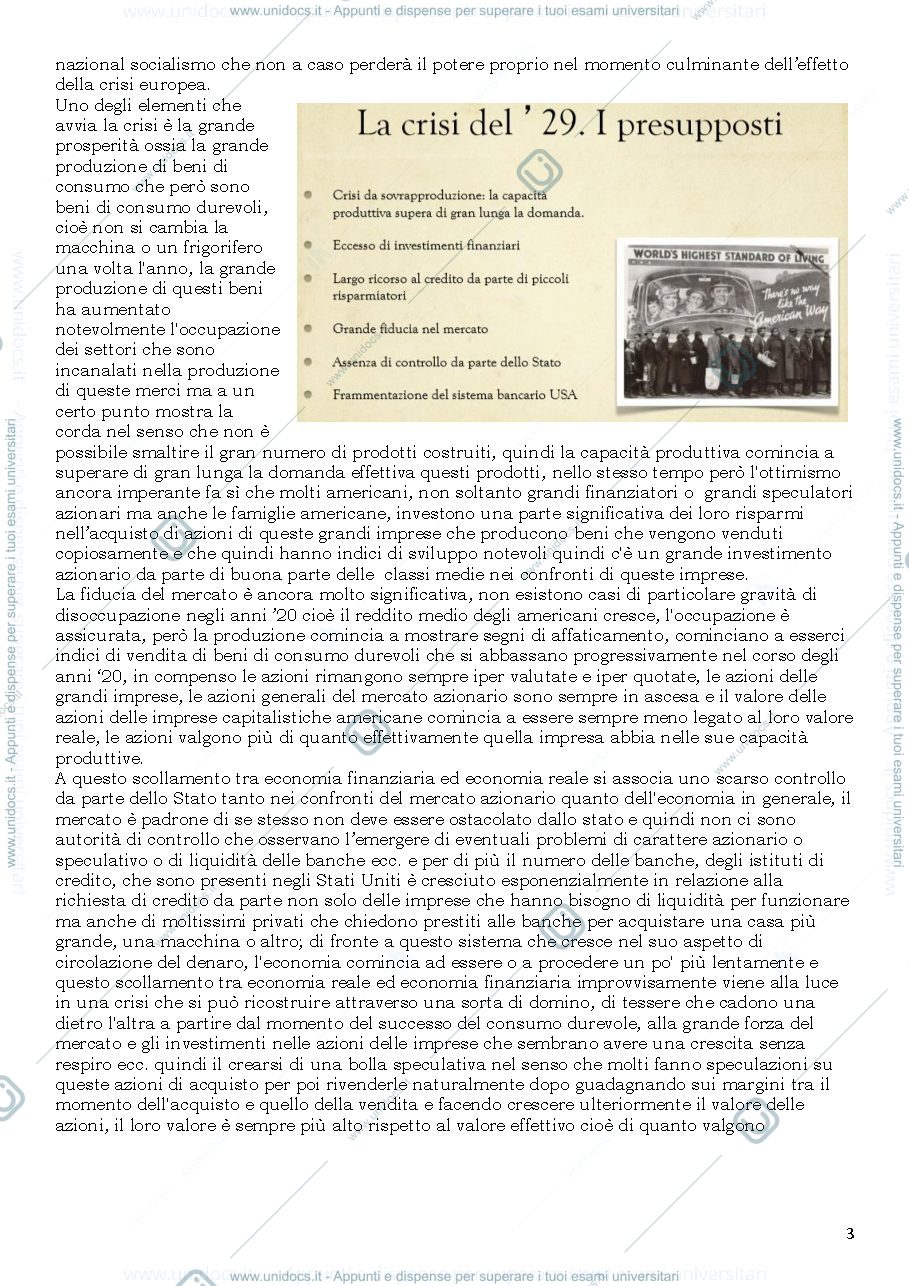 Anteprima pagina 3 — NEW DEAL E CRISI DEL ‘29