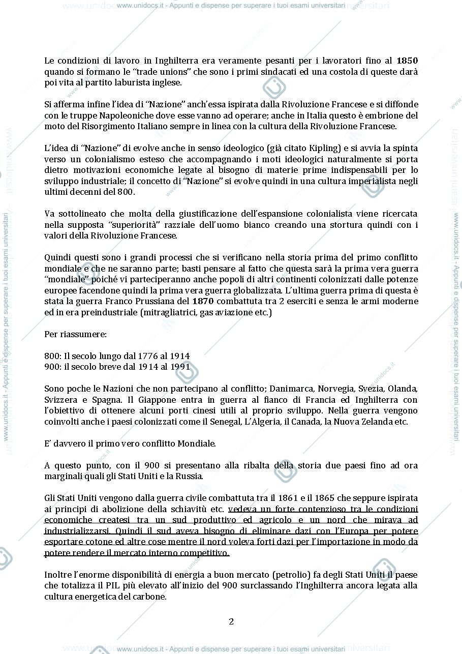 Anteprima pagina 2 — Storia contemporanea