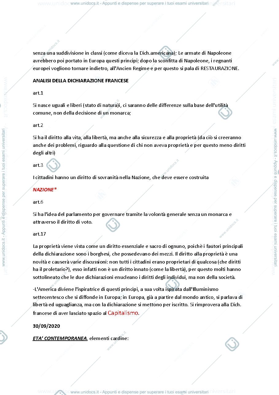 Anteprima pagina 4 — Appunti Storia Contemporanea, Giulia Simone (unipd)