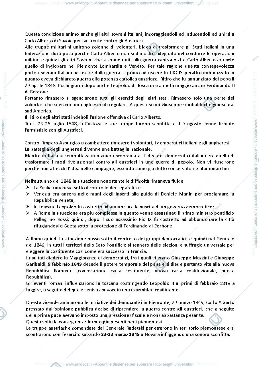 Anteprima pagina 5 — Riassunti storia contemporanea
