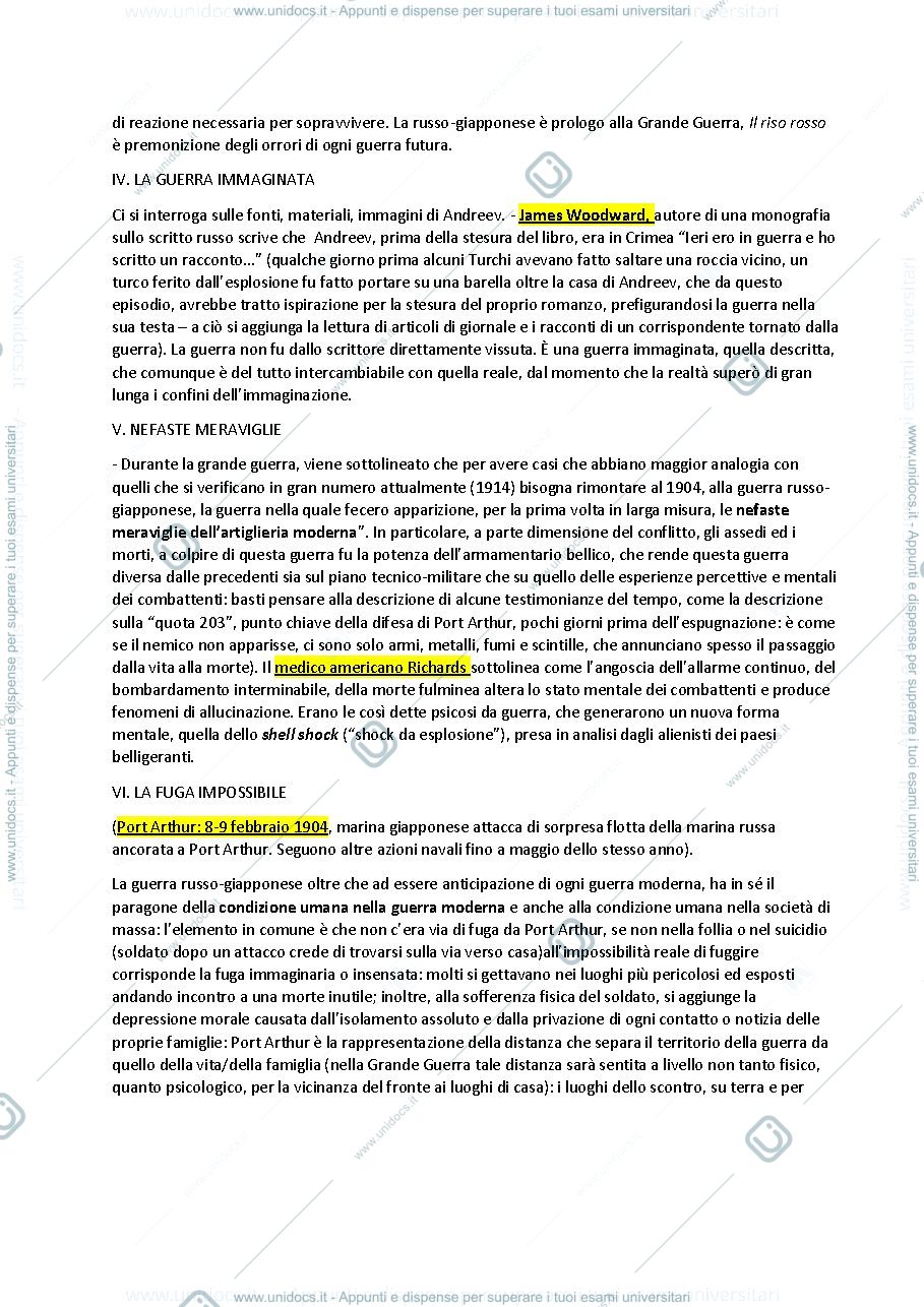 Anteprima pagina 2 — Riassunto del libro "L'Officina della Guerra"-Gibelli