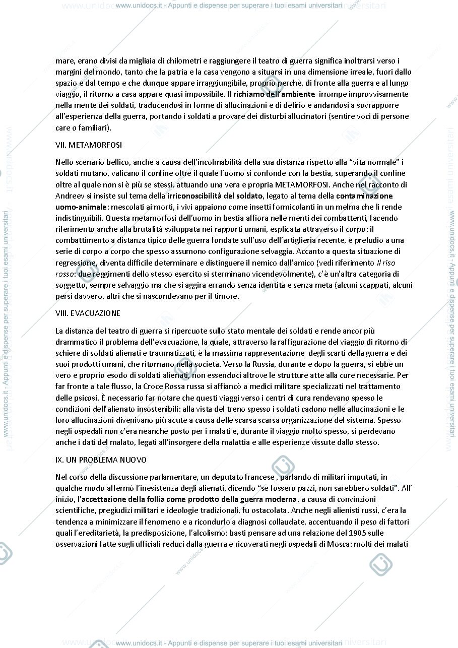 Anteprima pagina 3 — Riassunto del libro "L'Officina della Guerra"-Gibelli