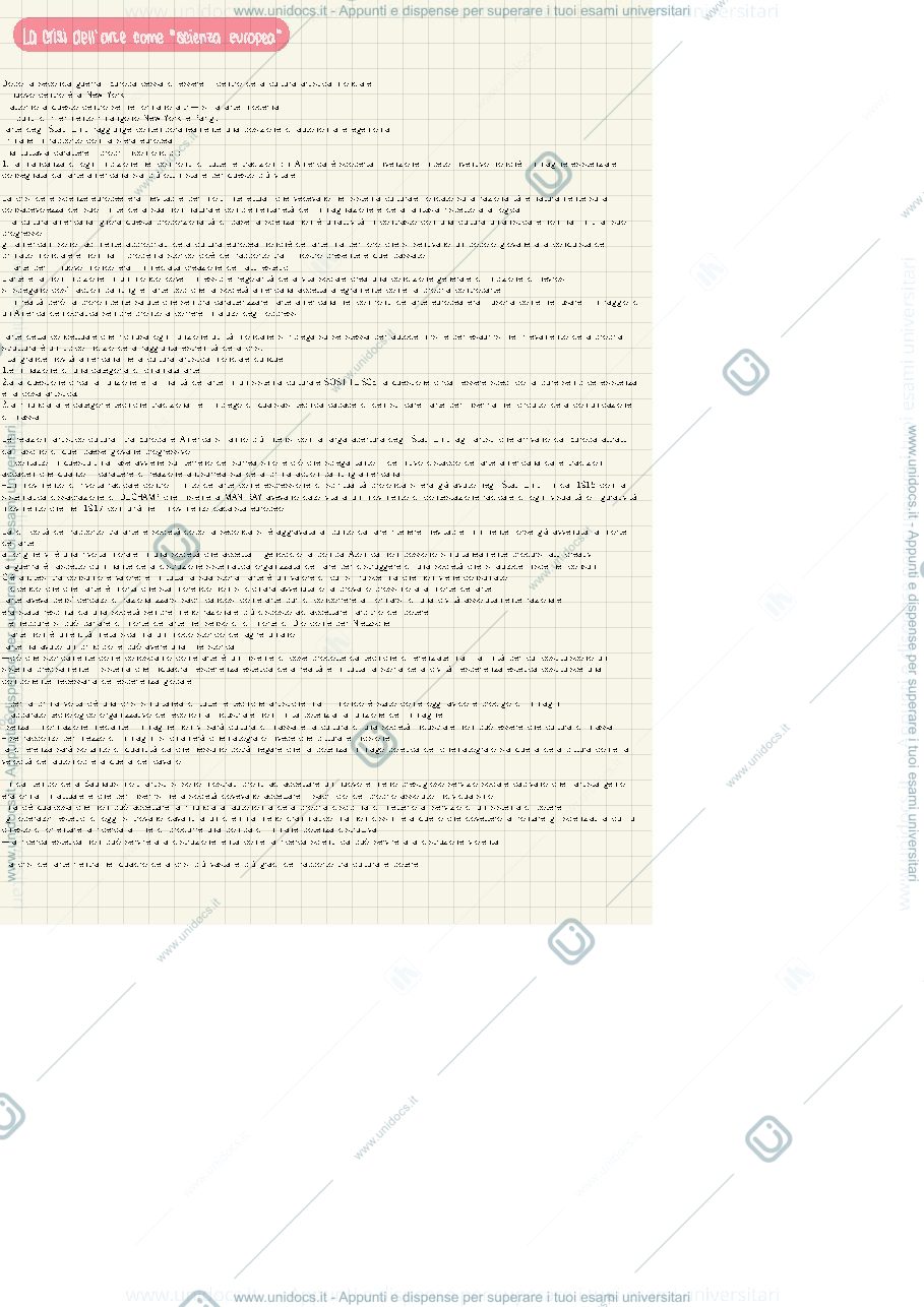 Anteprima pagina 1 — riassunto schematico manuale di Carlo Argan dal neoclassicismo alla contemporaneità 