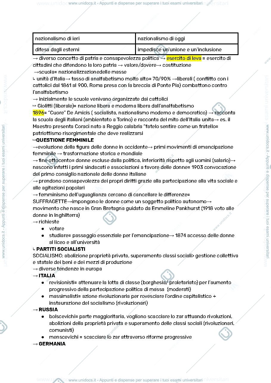 Anteprima pagina 3 — appunti lezione storia contemporanea 