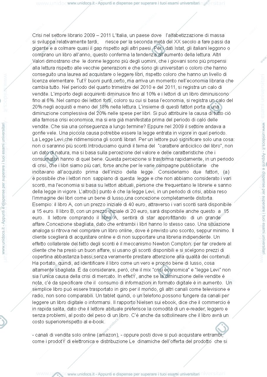 Anteprima pagina 1 — Crisi economica