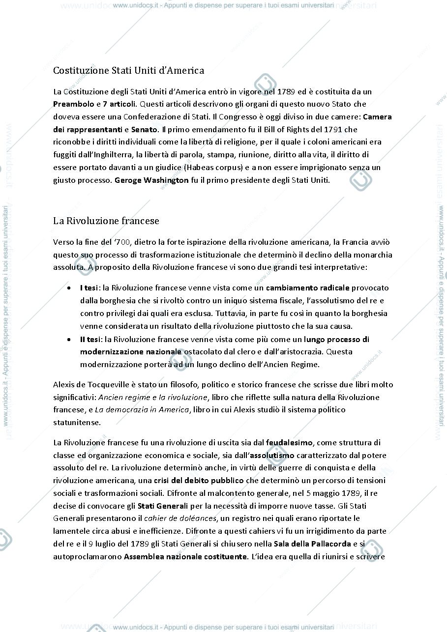 Anteprima pagina 5 — Storia contemporanea 