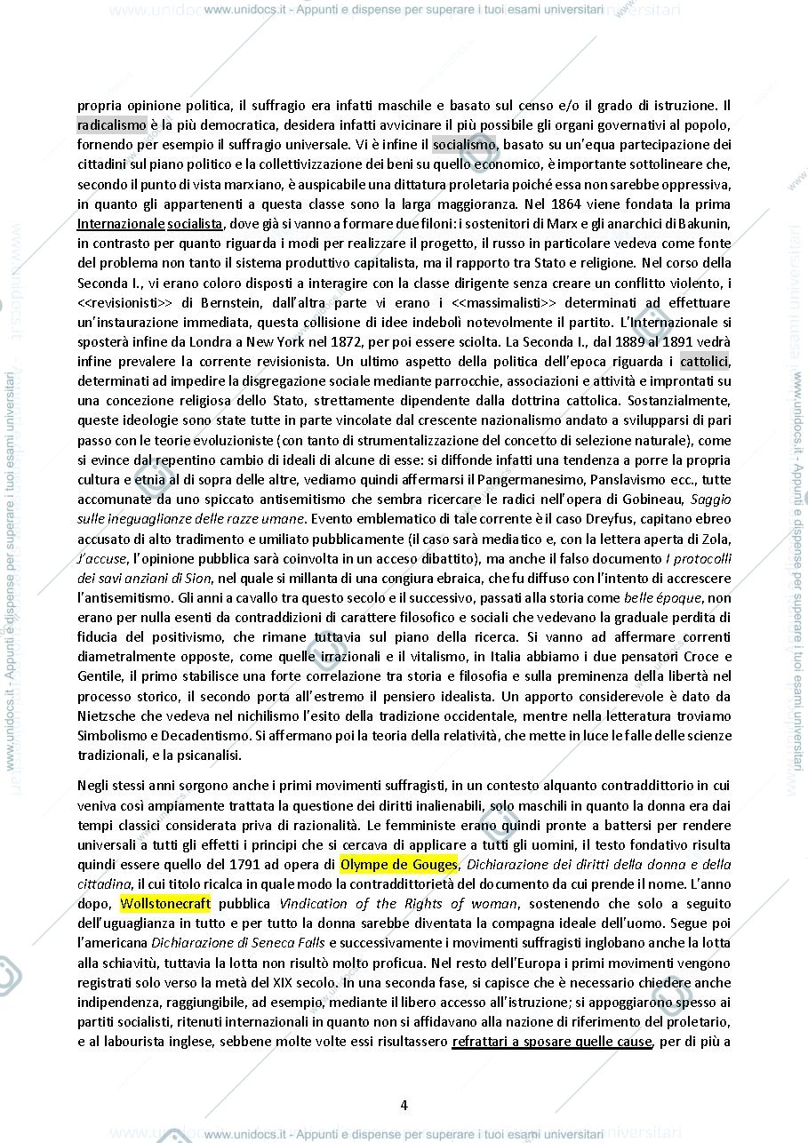 Anteprima pagina 4 — Storia contemporanea
