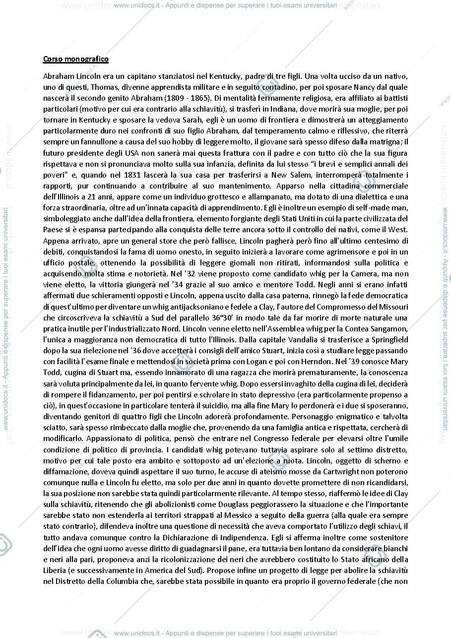 Anteprima pagina 1 — Abraham Lincoln: Un dramma americano