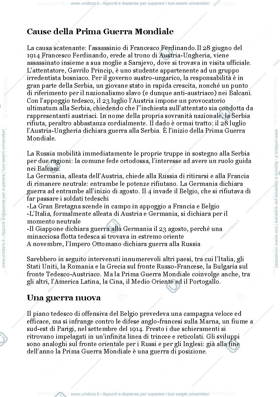 Anteprima pagina 2 — riassunto storia contemporanea 