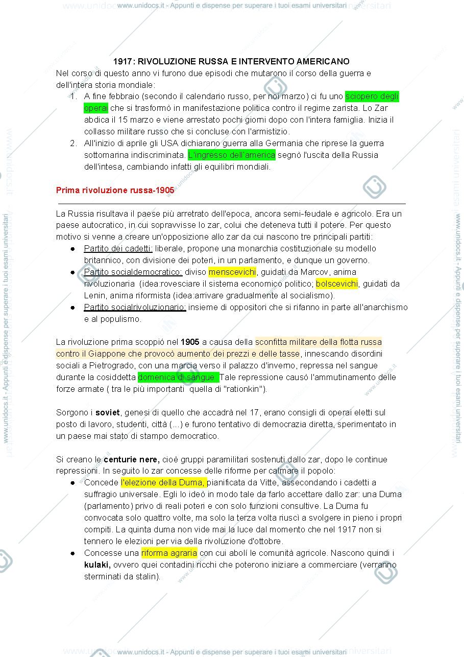 Anteprima pagina 1 — Rivoluzione russa