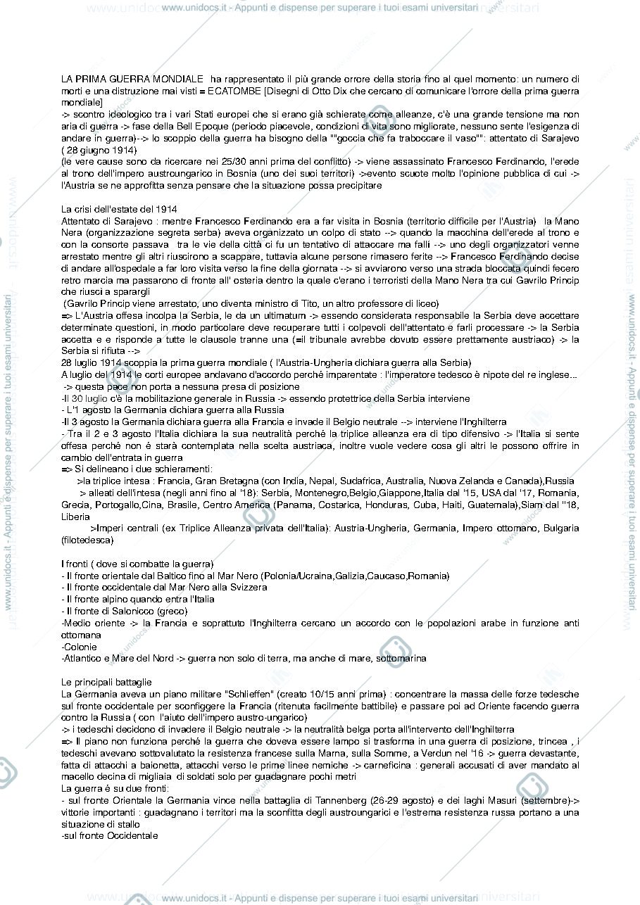 Anteprima pagina 3 — Storia contemporanea Prof. Edallo 