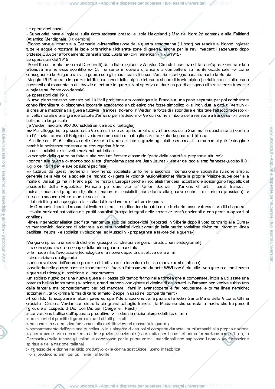 Anteprima pagina 4 — Storia contemporanea Prof. Edallo 