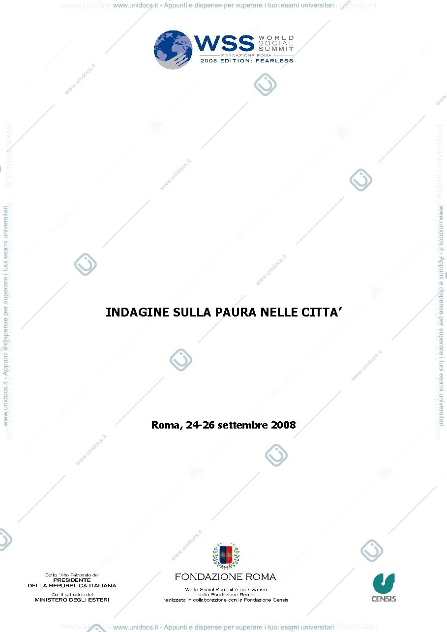 Anteprima pagina 1 — Ricerca Censis (Cavarocchi/Guarnieri)