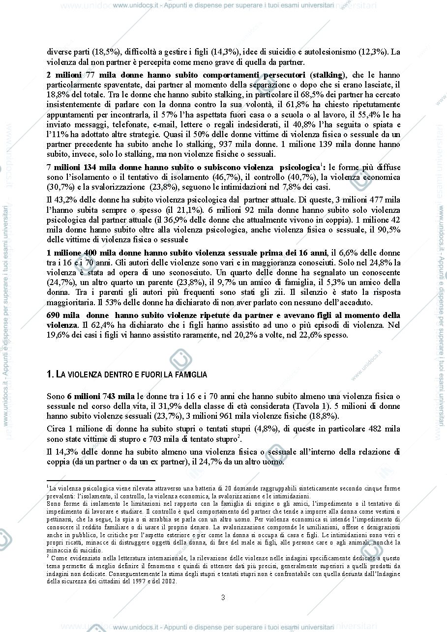 Anteprima pagina 3 — "La violenza e i maltrattamenti contro le donne dentro e fuori la famiglia" (Cavarocchi/Guarnieri)